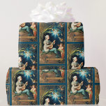 Christmas Angels  Kaart Reproductie Cadeaupapier<br><div class="desc">Christmas Angels  Kaart Reproduction Wrapping Paper</div>