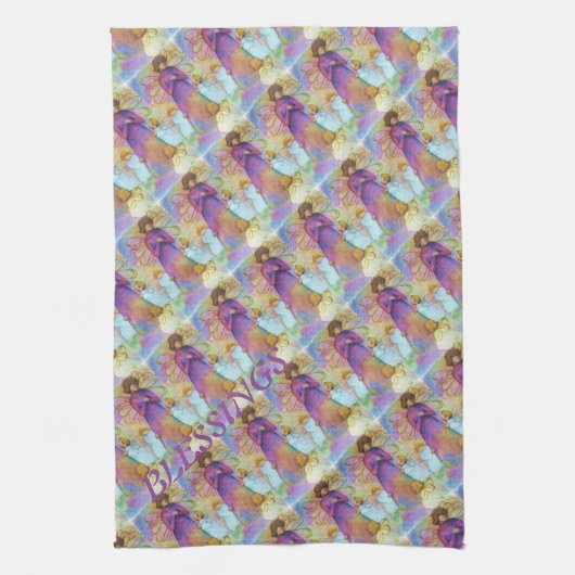 CHRISTMAS ANGELS THEEDOEK (Verticaal)