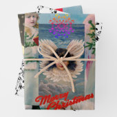 CHRISTMAS ANGELS Wrapping Paper Sheet Set van 3 (In situ)