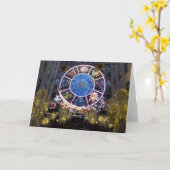 Christmas Angels & Zodiac Wheel, Verenigde Staten  Kaart (Gele Bloem)