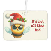 Christmas Angry Honeybee Luchtverfrisser (Achterkant)
