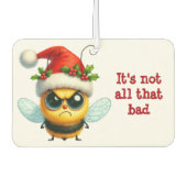 Christmas Angry Honeybee Luchtverfrisser (Voorkant)
