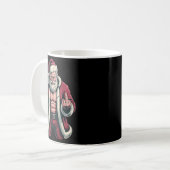 Christmas Angry Santa Middle Finger Sarcastic Xmas Koffiemok (Voorkant links)