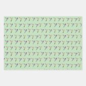 Christmas Anna'sHummingbird Inpakpapier Vel (Voorkant 3)