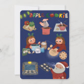 Christmas apple cookie briefkaart (Voorkant)