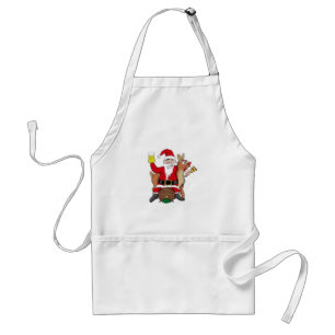 ***CHRISTMAS APRON** MET SANTA CLAUS STANDAARD SCHORT
