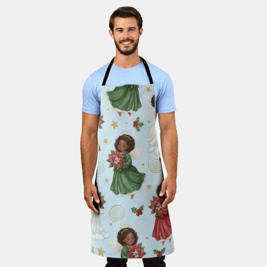 Christmas Apron Schort (Gedragen)