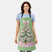 Christmas Apron Schort (Gedragen)