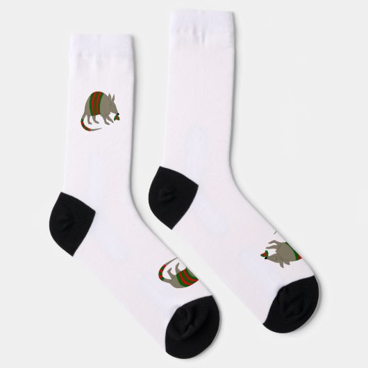 Christmas Armadillo Crew Socks Sokken (Rechts)