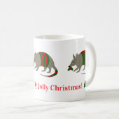 Christmas Armadillo Mug Koffiemok (Voorkant rechts)