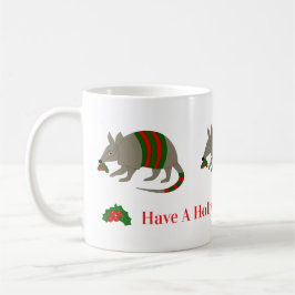 Christmas Armadillo Mug Koffiemok