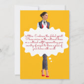 Christmas Around The World Party Invitation Kaart (Achterkant)