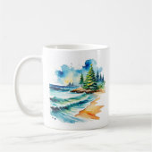 Christmas at the Beach Personalized Mug Koffiemok (Links)