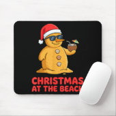 Christmas At The Beach Shirt Funny Sandman Trocal  Muismat (Met muis)