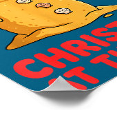 Christmas At The Beach Shirt Funny Sandman Trocal  Poster (Hoek)