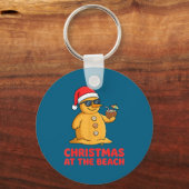 Christmas At The Beach Shirt Funny Sandman Trocal  Sleutelhanger (Voorkant)