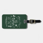 Christmas at the Cabin Group Matching Family Bagagelabel (Voorkant horizontaal)