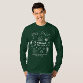 Christmas at the Cabin Group Matching Family T-shirt (Voorkant volledig)