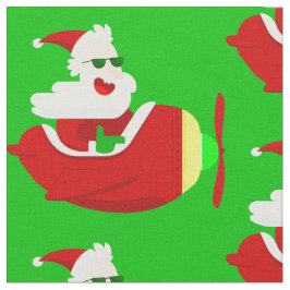 Christmas Aviator Vliegtuigpiloot Santa Claus Grap Stof