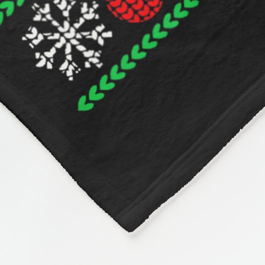 Christmas Awesome Like My Daughter Santa Hat Ugly  Fleece Deken (Hoek)