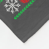 Christmas Awesome Like My Daughter Santa Hat Ugly  Fleece Deken (Hoek)