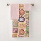 Christmas axolotl Bath towels set Bad Handdoek (Insitu)