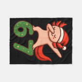 Christmas Axolotl Dabbing 67 Meme Six Seven Funny  Fleece Deken (Voorkant (Horizontaal))