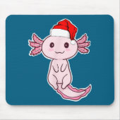 Christmas Axolotl  Muismat (Voorkant)