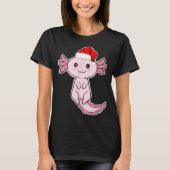 Christmas Axolotl  T-shirt (Voorkant)