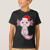 Christmas Axolotl  T-shirt (Voorkant)