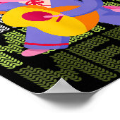 Christmas Axolotl Ugly Sweater Funny Christmas Sno Poster (Hoek)