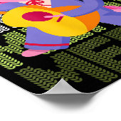 Christmas Axolotl Ugly Sweater Funny Christmas Sno Poster (Hoek)