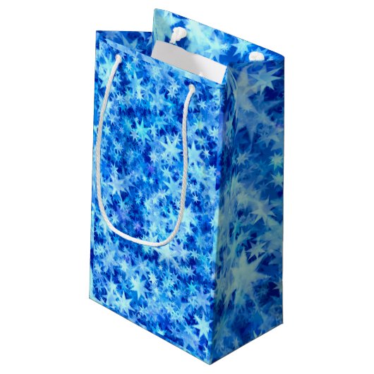 Christmas Azure Horizon Klein Cadeauzakje (Achterkant Gekanteld)