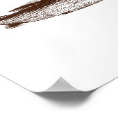 Christmas B Fishing Wearing Santa Hat Poster (Hoek)