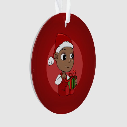 Christmas baby cartoon ornament (voorkant)