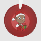 Christmas baby cartoon ornament (voorkant)