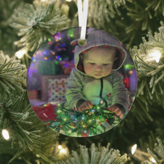 Christmas Baby Glas Ornament