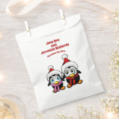 Christmas Baby Penguins Bedankzakje (Geknipt)