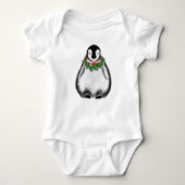 Christmas baby penquin romper (Voorkant)