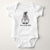Christmas baby penquin romper (Voorkant)