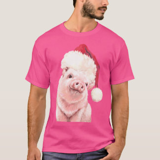 Christmas Baby Pink Pig T-shirt