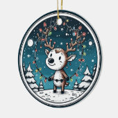 Christmas Baby Reindeer Ornament (Links)