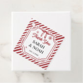 Christmas Baby Shower Bedankjes Labels (In situ)