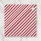 Christmas Baby Shower Bedankjes Labels (Achterkant)