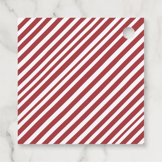 Christmas Baby Shower Bedankjes Labels (Achterkant)