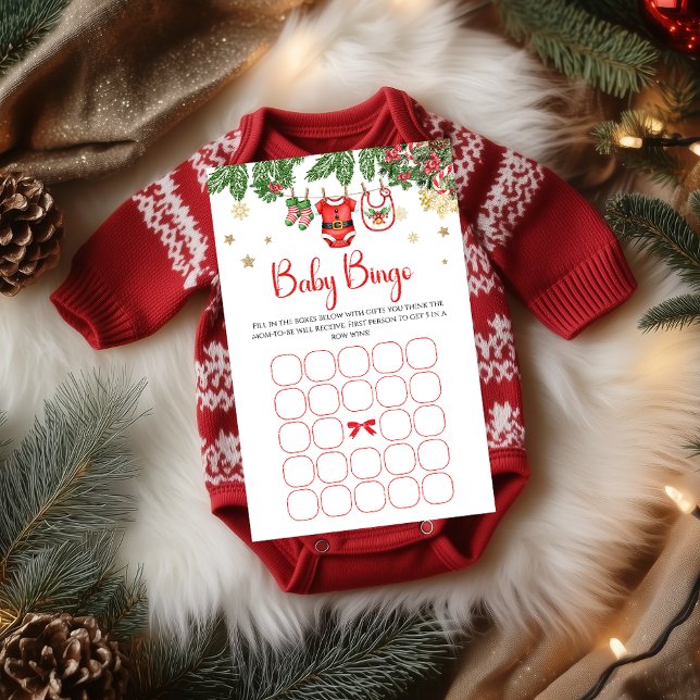 Christmas Baby Shower Bingo Game (Creator heeft geüpload)