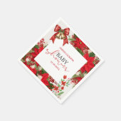 Christmas baby shower festive   servet (Hoek)