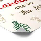 Christmas Baby Shower Guess How Many Candies Poster (Hoek)