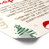 Christmas Baby Shower Late Night Diapers  Poster (Hoek)