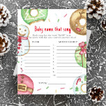 Christmas baby shower Naam dat liedje spel<br><div class="desc">Winter Baby shower. Kerstkoekjes met strooisel,  donuts met strooisel. De kerstman baby shower ze.</div>